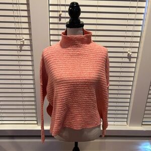 Free People Coral Cowl Neck Sweater